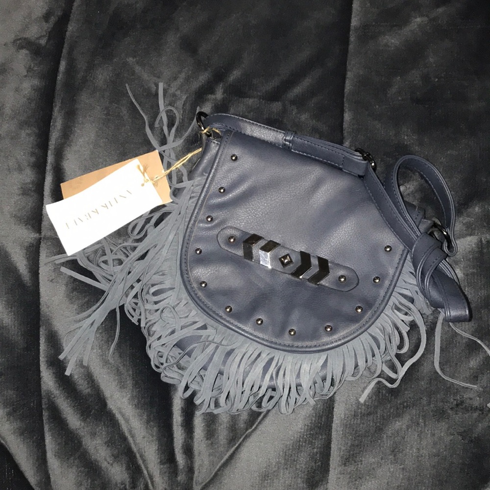 Across body, fringe purse